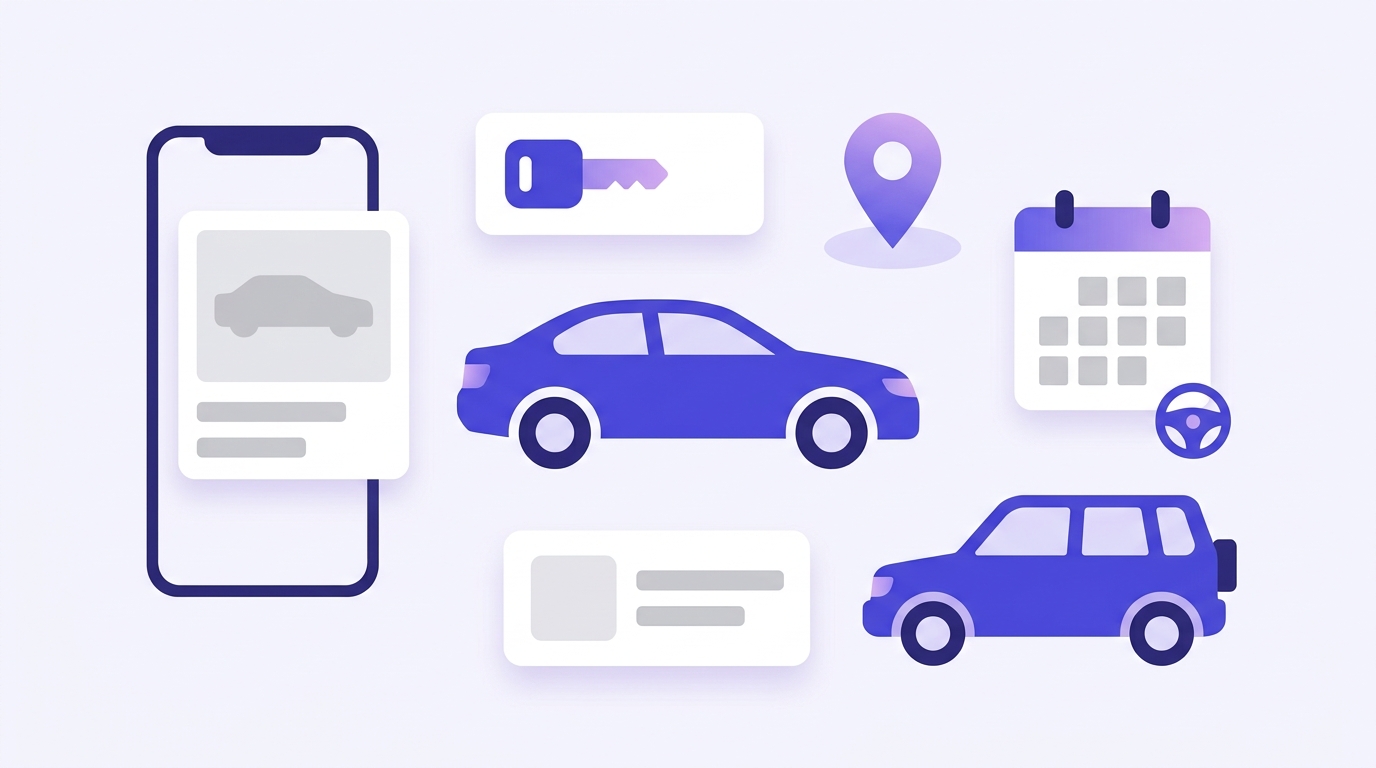 Publicité pour une agence de location de voitures en Afrique : remplir son planning de réservations